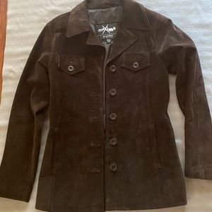 Small brown suede jacket like new. Barely used at all, perfect condition.
